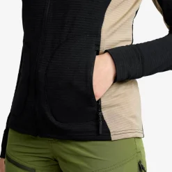 Waffle Full-zip Fleece  Dame