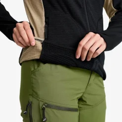 Waffle Full-zip Fleece  Dame