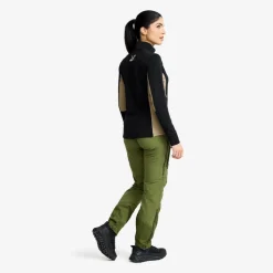 Waffle Full-zip Fleece  Dame