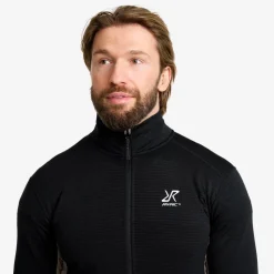 Waffle Full-zip Fleece Herre